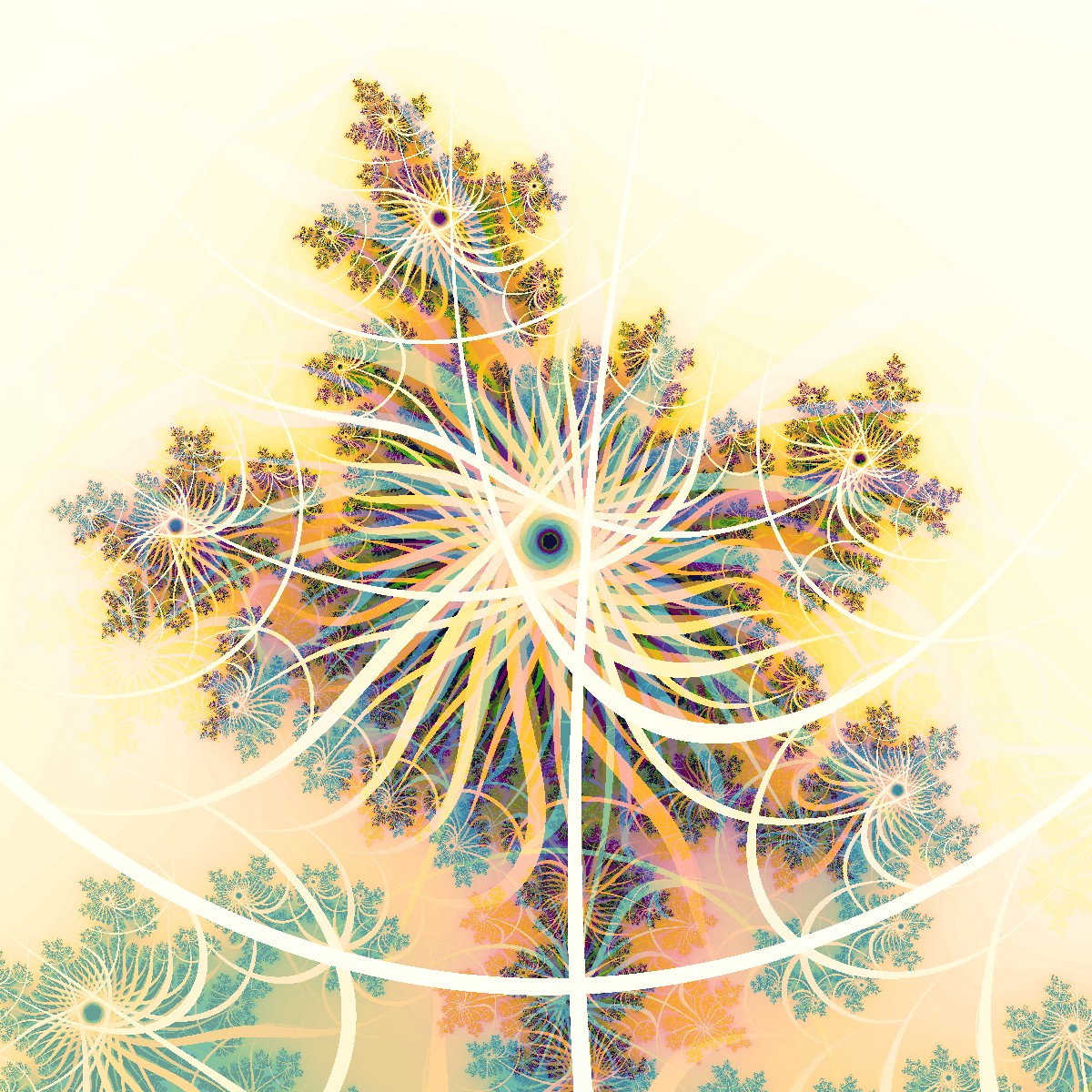 Fractal 006 C – Indian Flower