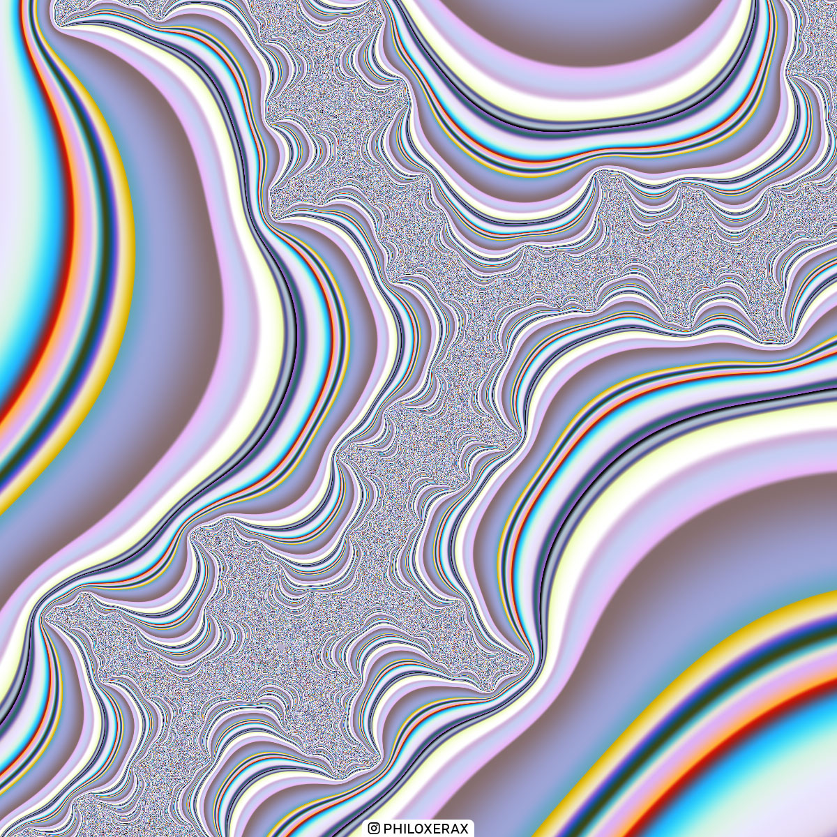 Fractal 021 B - Gravity - Part of OUTER SPACE series - not generated by AI - 09.2021 Fractal 021 B | Gravity
