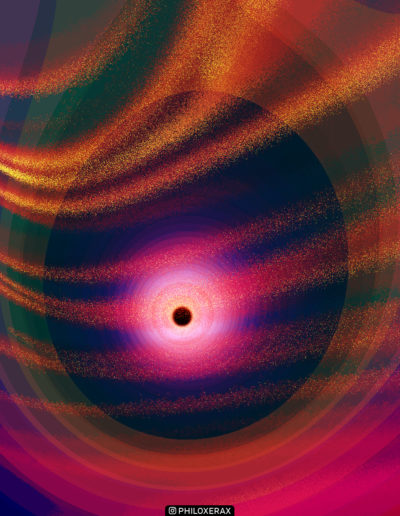 Fractal 061 A | Black hole | 01.2022
