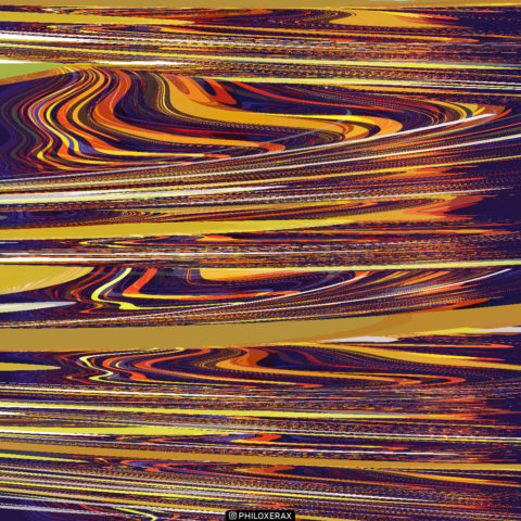 Fractal 076 C | Golden hills