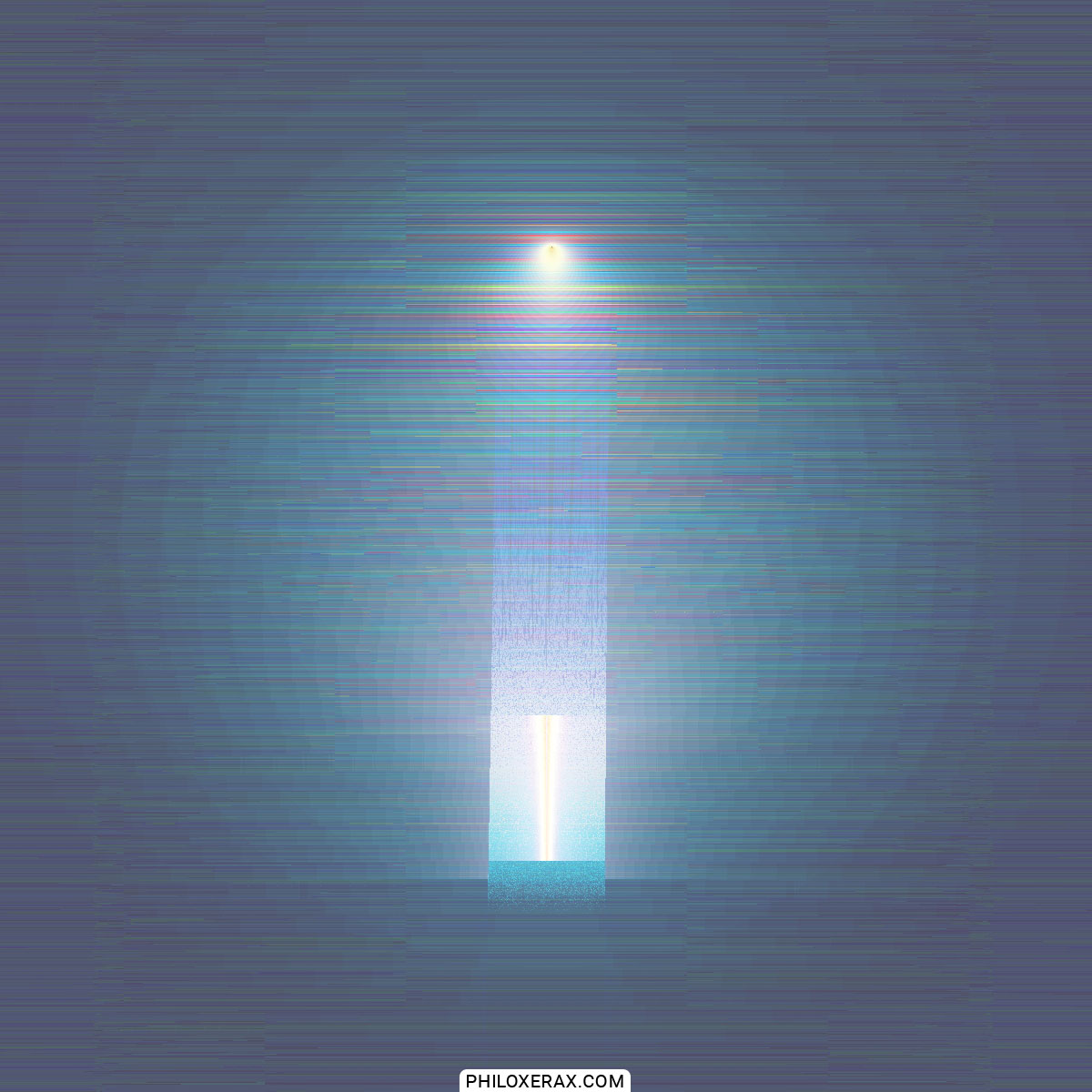 Fractal 112 B - Computer Emotion - Part of ENCOUNTER series - not generated by AI - 12.2023 Fractal 112 B - Computer Emotion