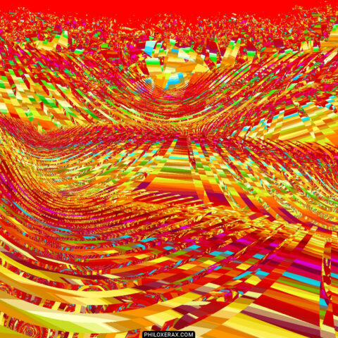 Fractal 088 D – Golden Storm