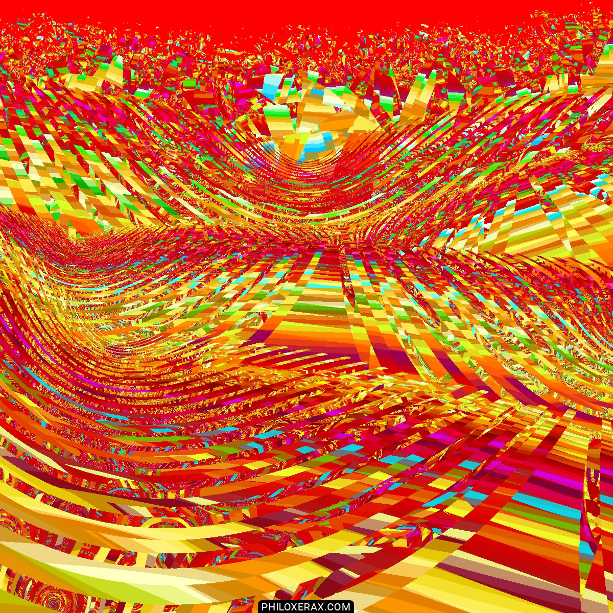 Fractal 088 D – Golden Storm