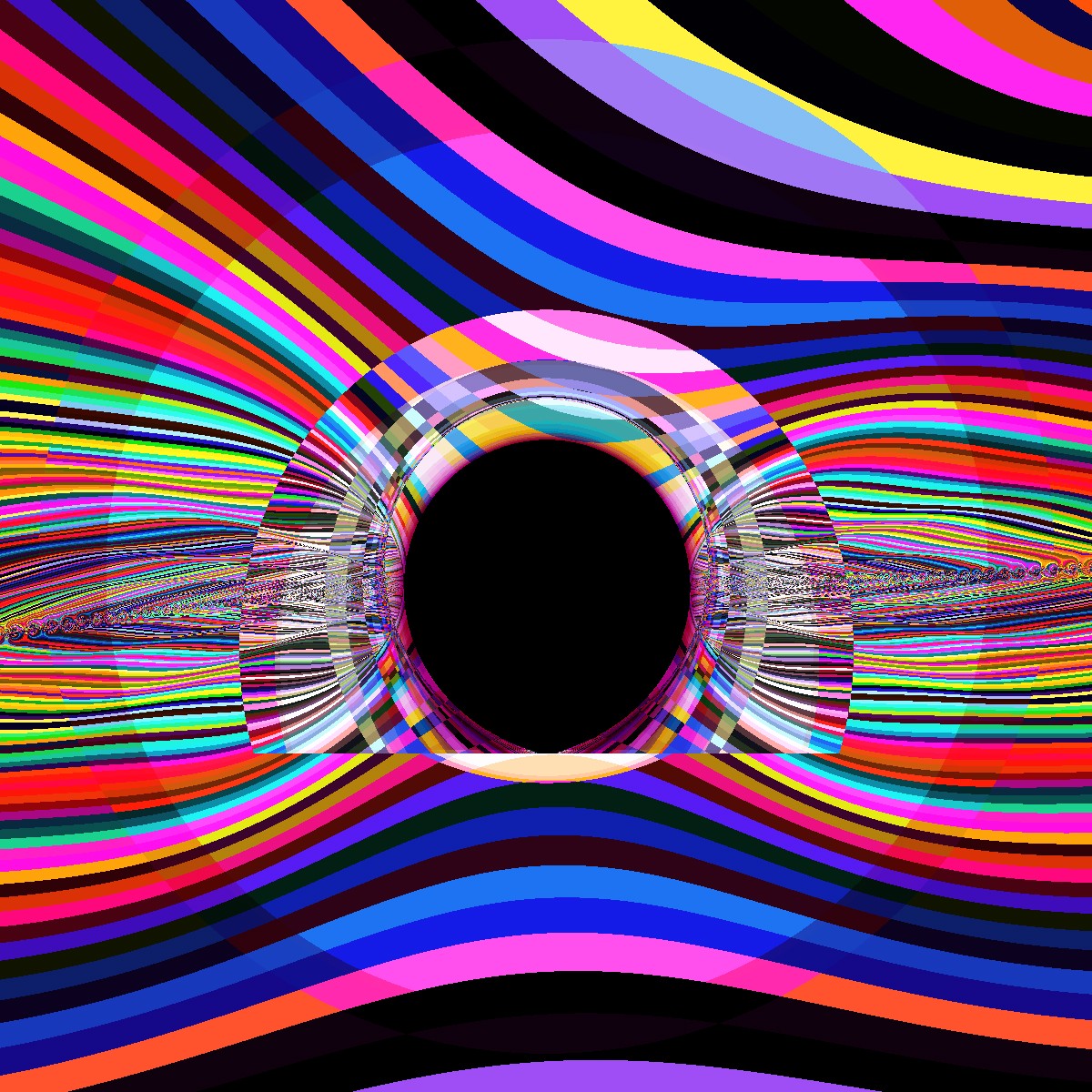 Fractal 108 P - Black Hole