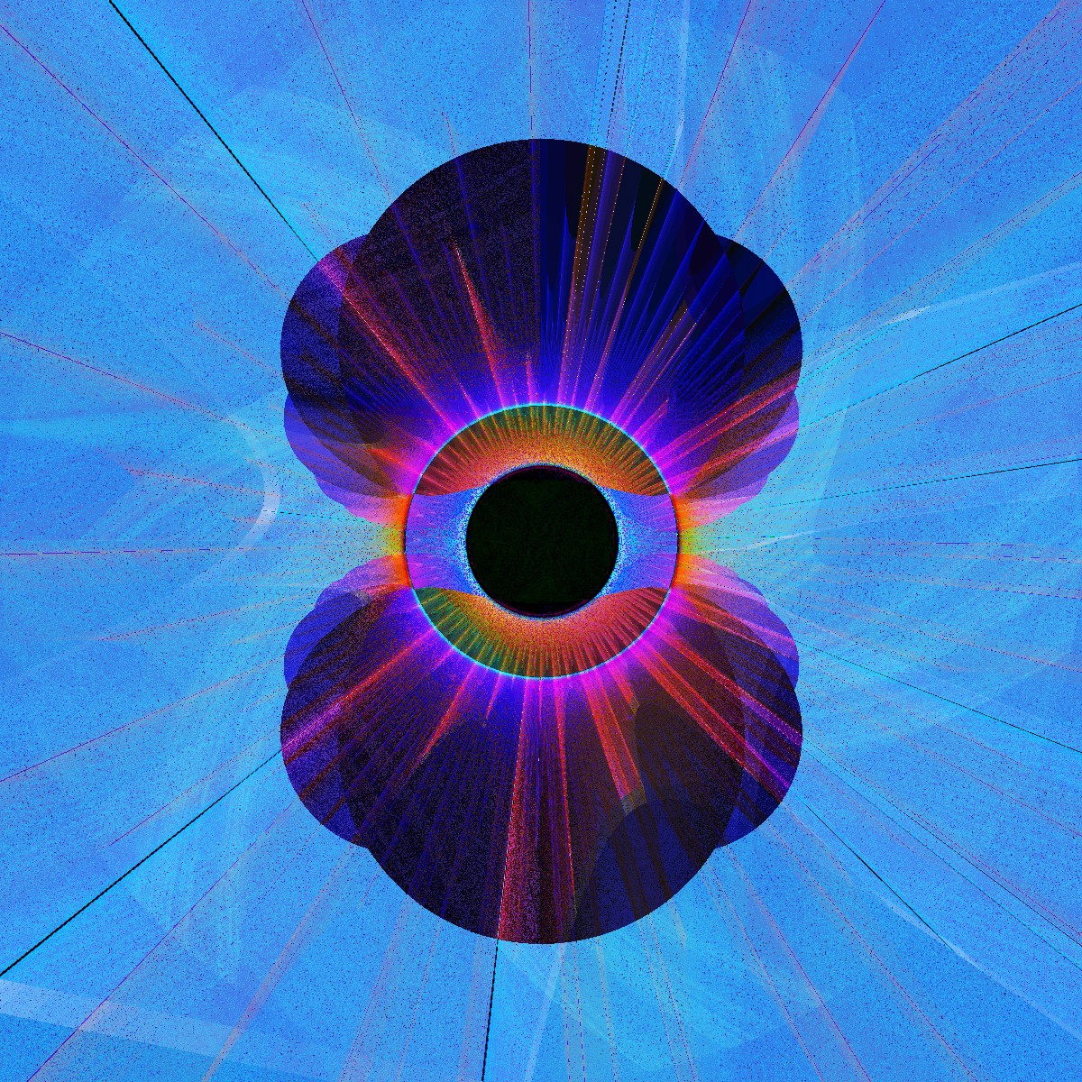 Fractal 156 A – Black hole