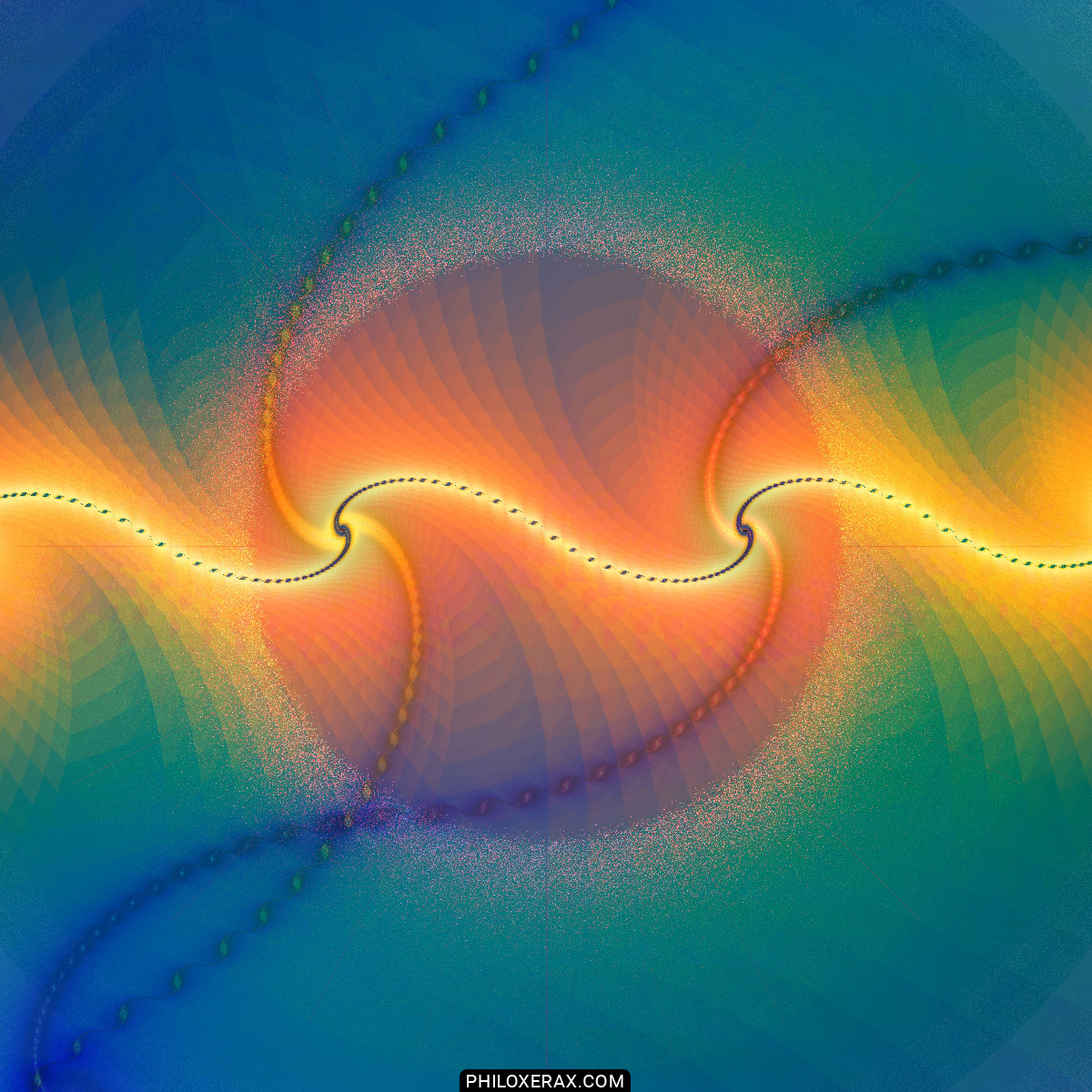 Fractal 023 B – Dance of DNA - Part of LIFE series - 01.2026
